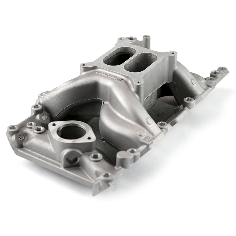 Speedmaster, Dual Plane Intake Manifold, Chrysler SB Mid Rise, Satin Finish