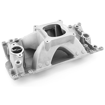 Speedmaster, Open Plenum Intake Manifold, Chev 350 Vortec HiRise, Satin Finish