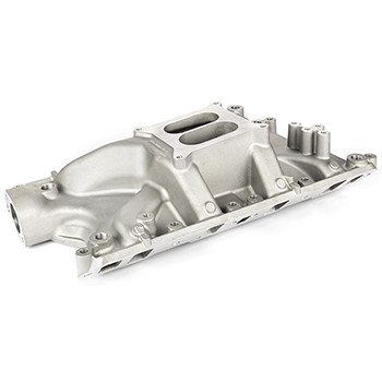 Speedmaster, Dual Plane Intake Manifold, Ford 351W LowRise, Satin Finish
