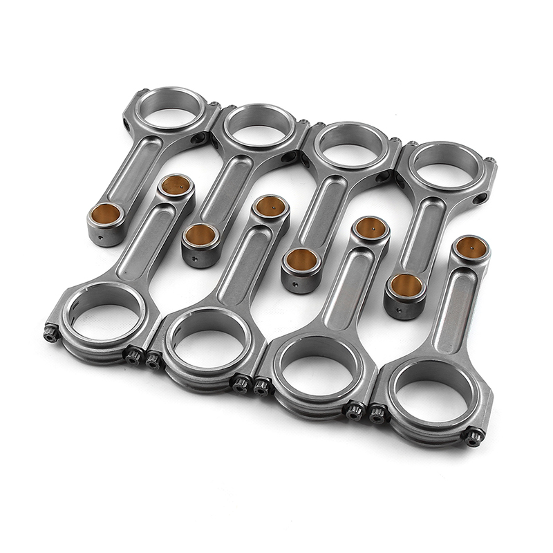 SCAT 6.700 In Long H Beam BBC Connecting Rod 8 PC Part Number 2 454 6700 2200a F