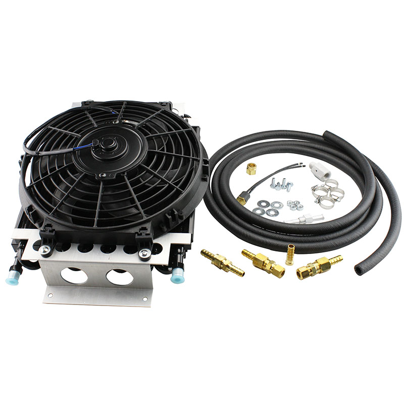 Speedmaster, Remote Transmission Oil Cooler & Fan Kit, -6AN