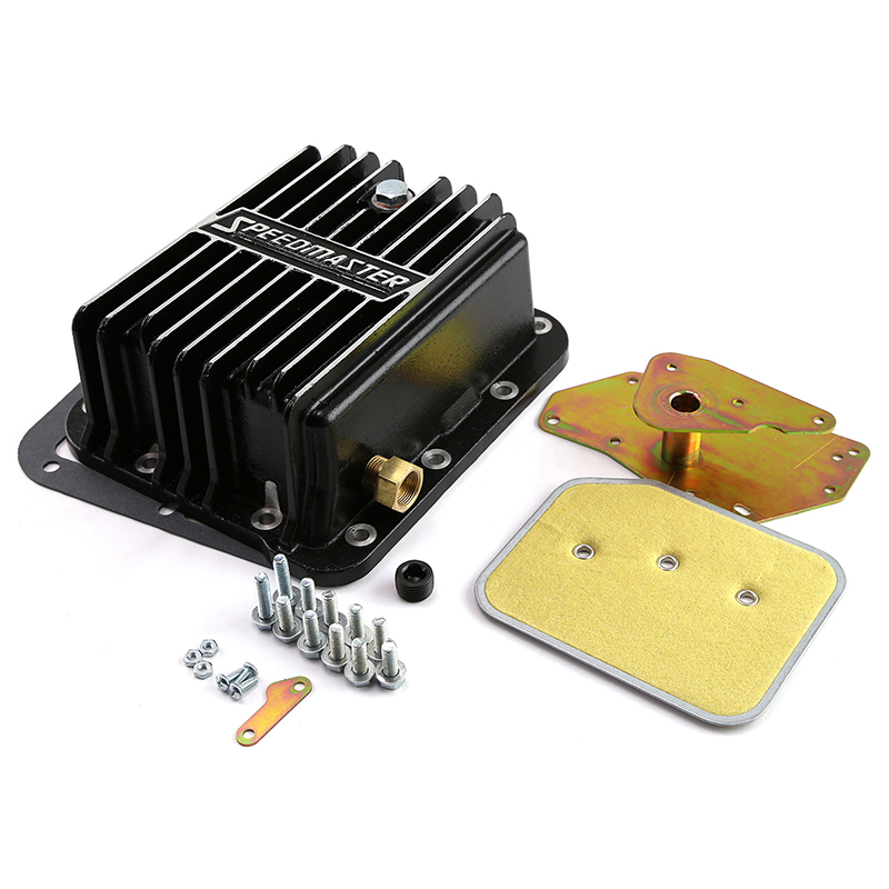 Speedmaster, Deep Cast Aluminum Transmission Pan, Ford C4, Extra 2 Quarts
