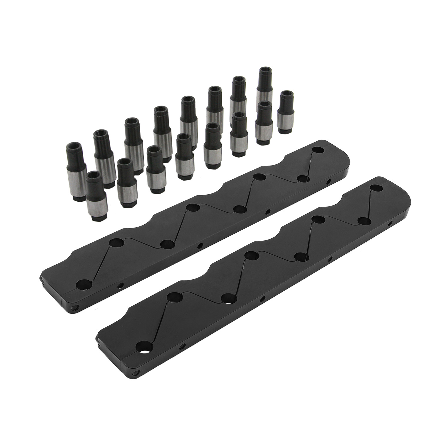 Speedmaster Stud Girdle Kit, Chev 454, 7/16, Black