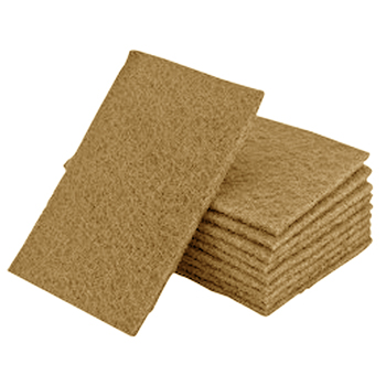 Standard Abrasives, Brite Rite E-Z Hand Pads, Coarse, Tan, 10 Pack