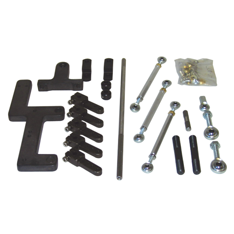 TBS, Dual Carb Sideways Mount Linkage Kit Competition Products