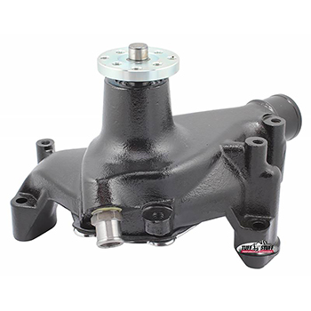 Tuff Stuff, Hi-Volume Cast Iron Water Pump (Up to 1969-1995), Chevrolet Small Block, Long Pump, Black, Sold as Each
