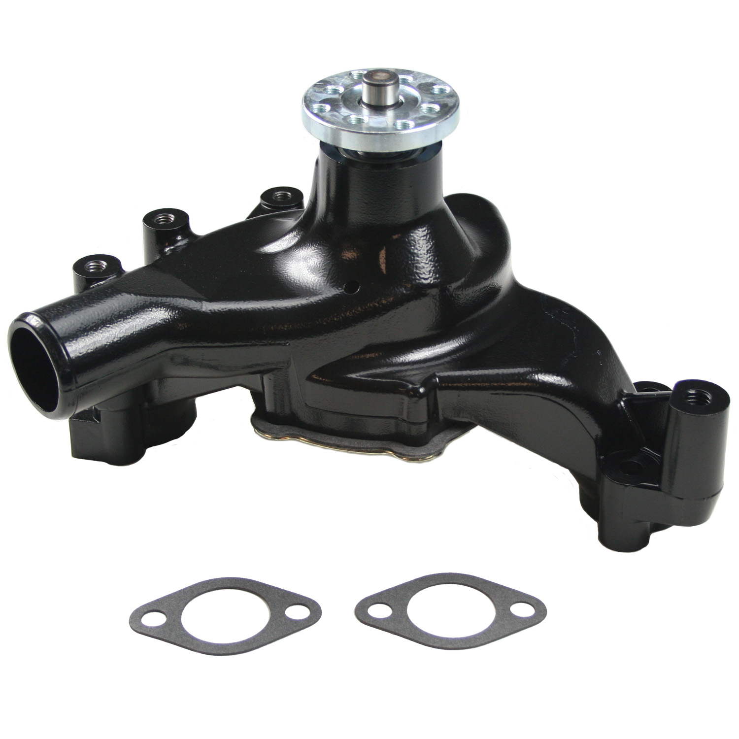 Tuff Stuff, Hi-Volume Aluminum Water Pump, Chevrolet Big Block (up to 1969-1994), Black, Long Pump, Sold as Each