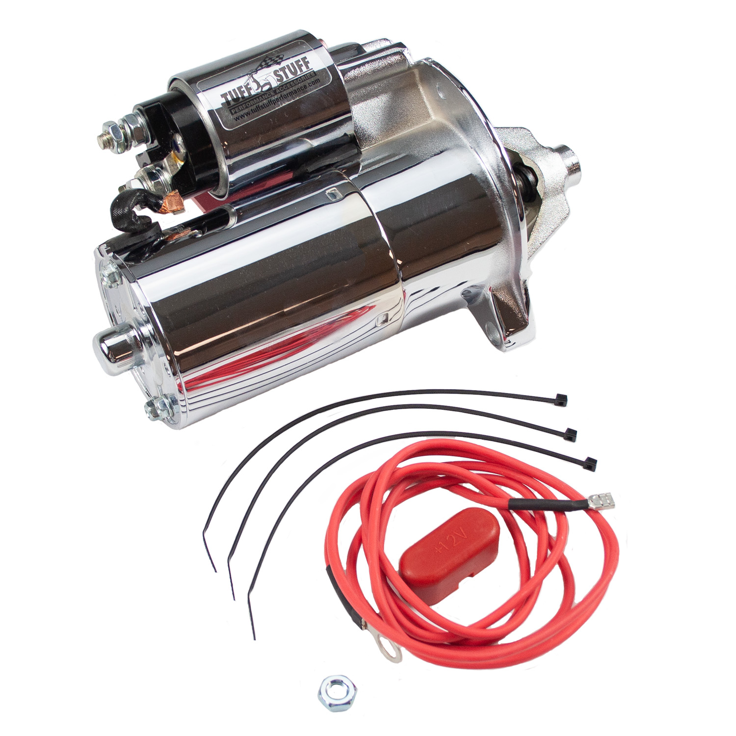 Tuff Stuff, Chrome Gear Reduction Mini Starters, Ford 289-351W, 157T/164T