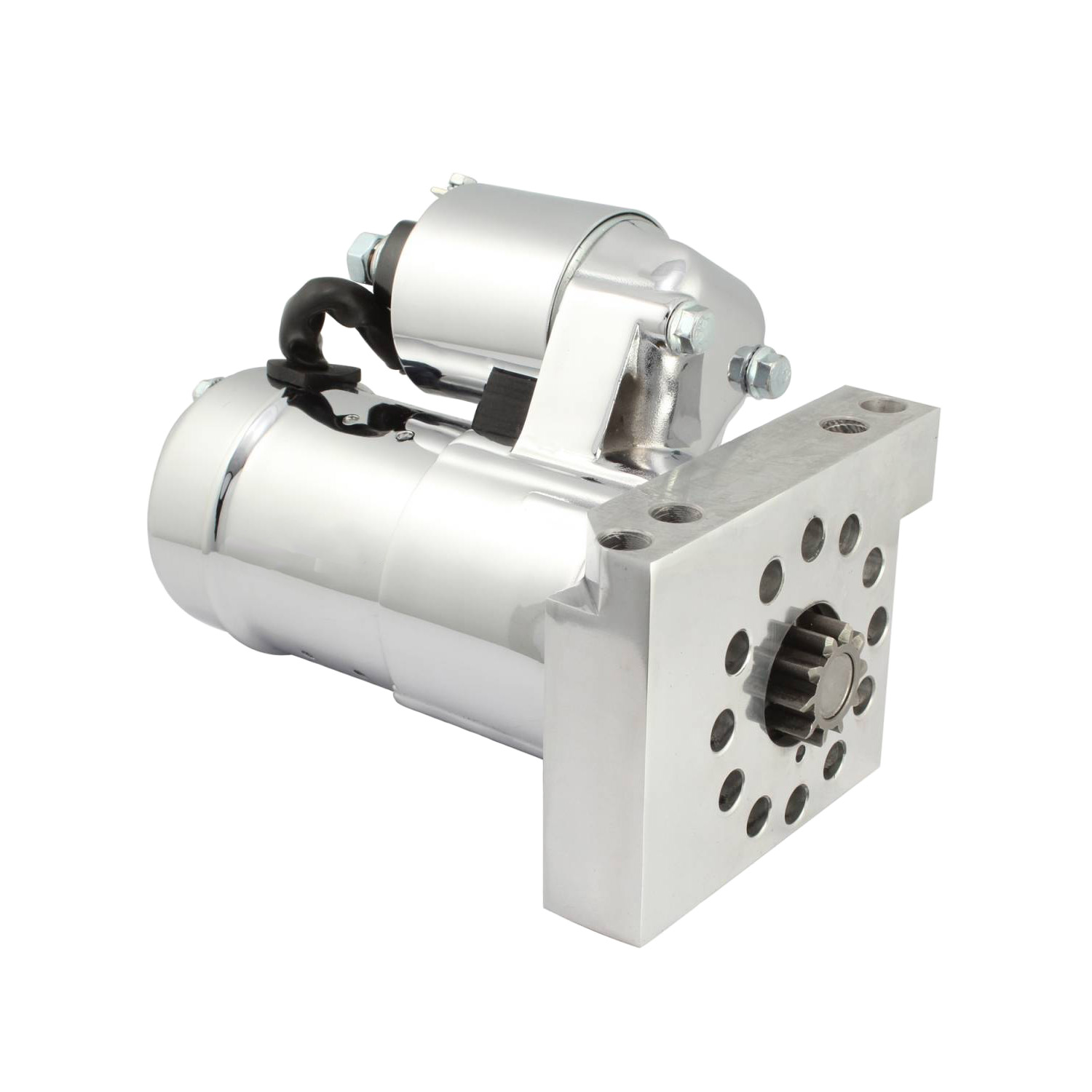 Tuff Stuff, Chrome Gear Reduction Mini Starter, Chev SB/BB, 153T/168T