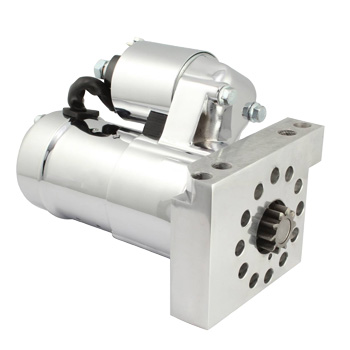 Tuff Stuff, Chrome Gear Reduction Mini Starter, Chev SB/BB, 153T/168T