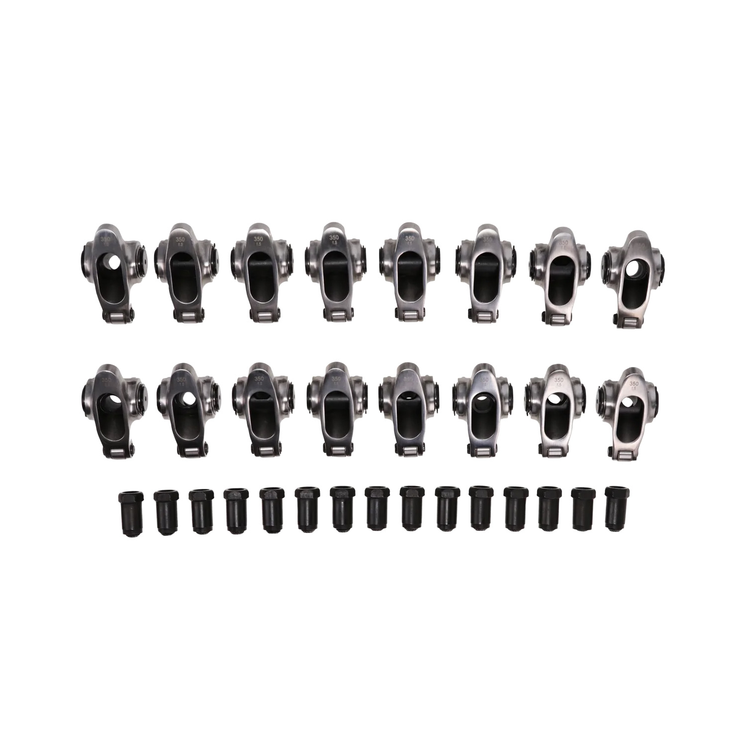TSP Stainless Steel Roller Rockers, Chev SB, 7/16, 1.5