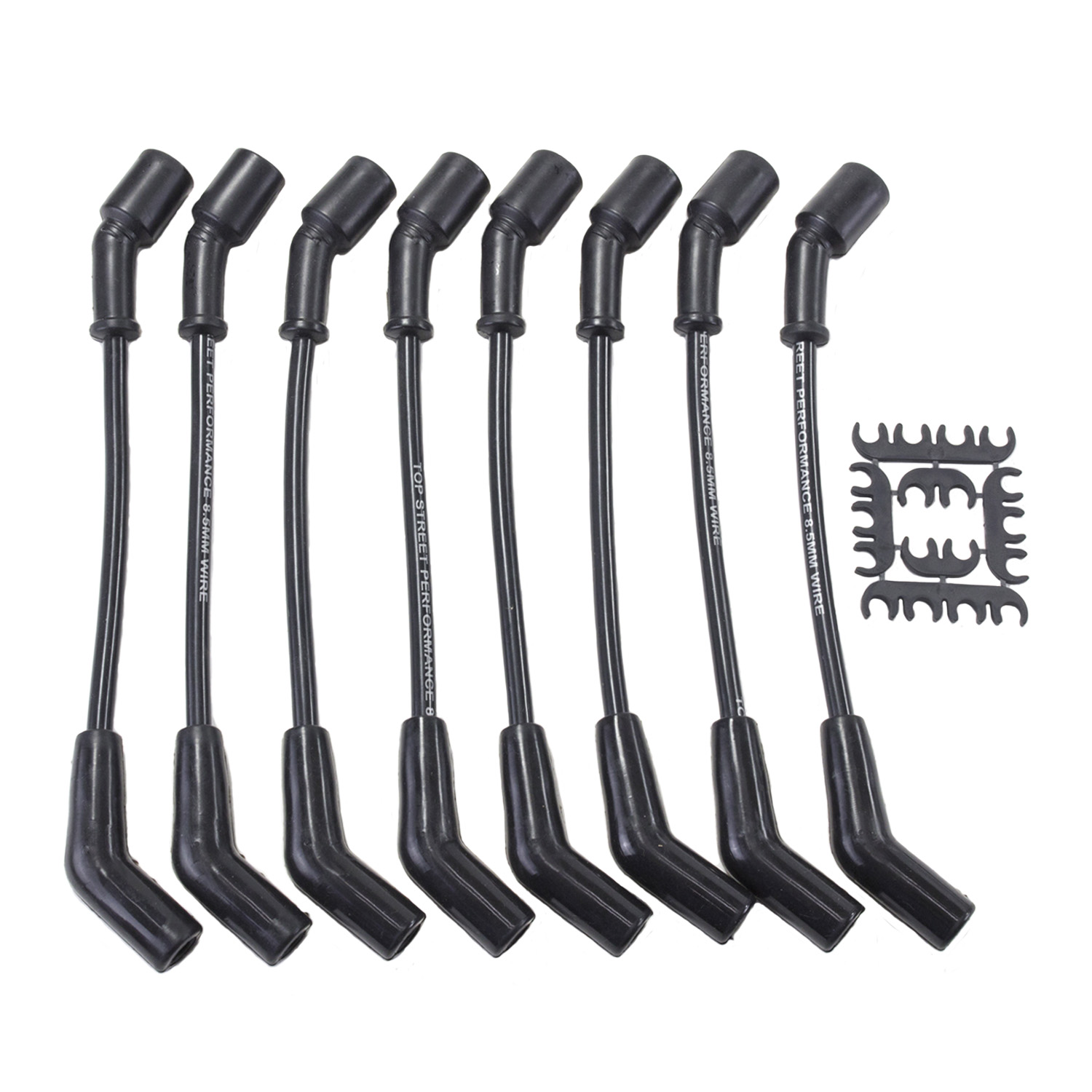 TSP, 8.5mm LS Spark Plug Wire Set, 135 Boots, 9-3/4