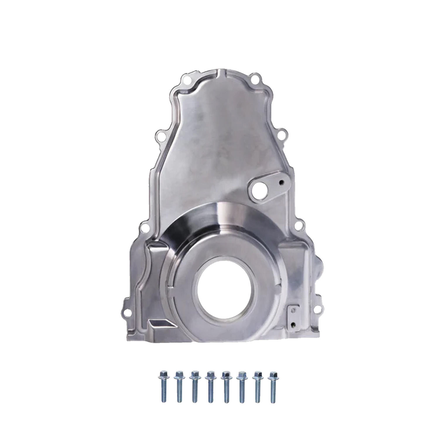 Top Street, Timing Cover, Cast Alum, Chev LS, With