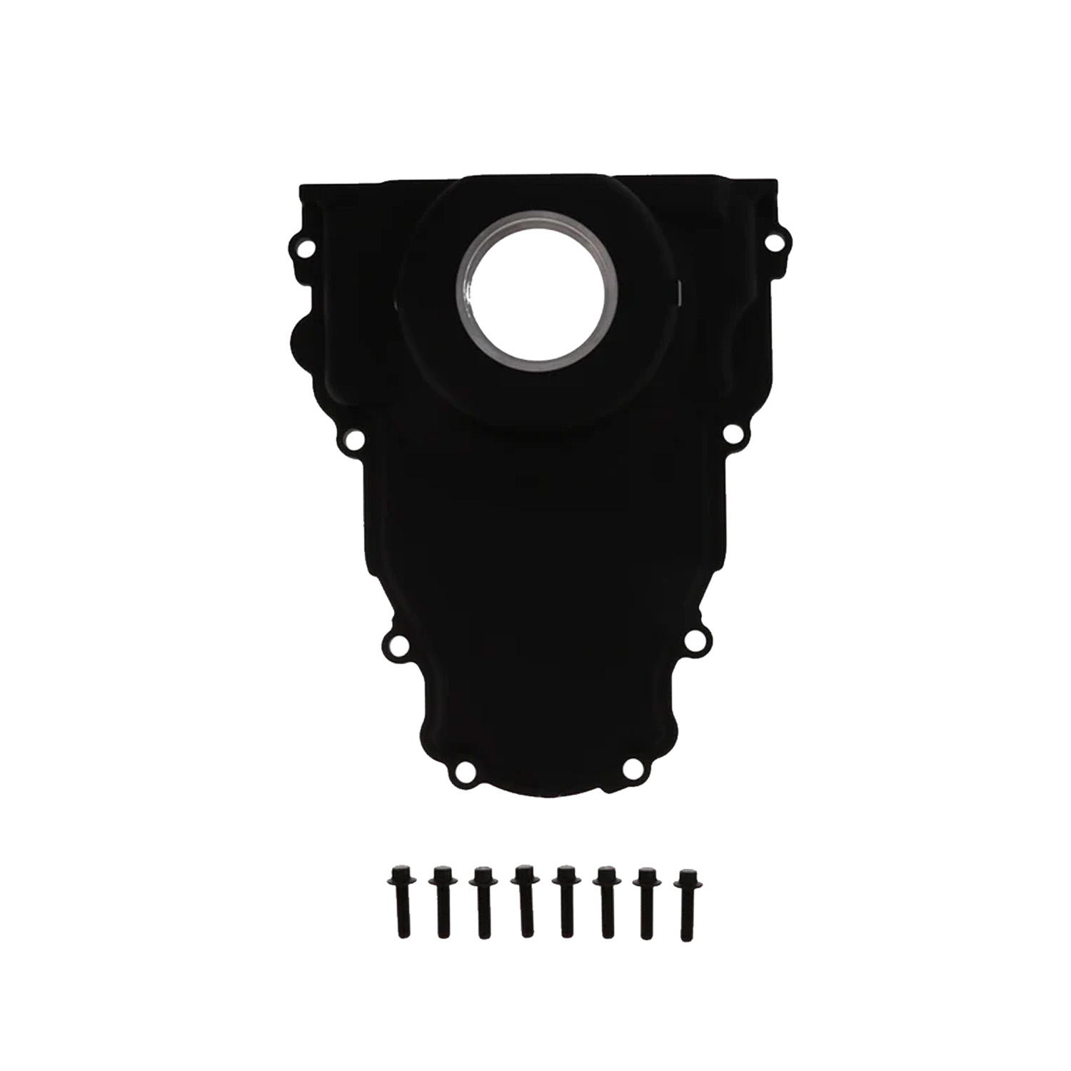 Top Street, Timing Cover, Cast Alum, Chev LS, Turbo Oil