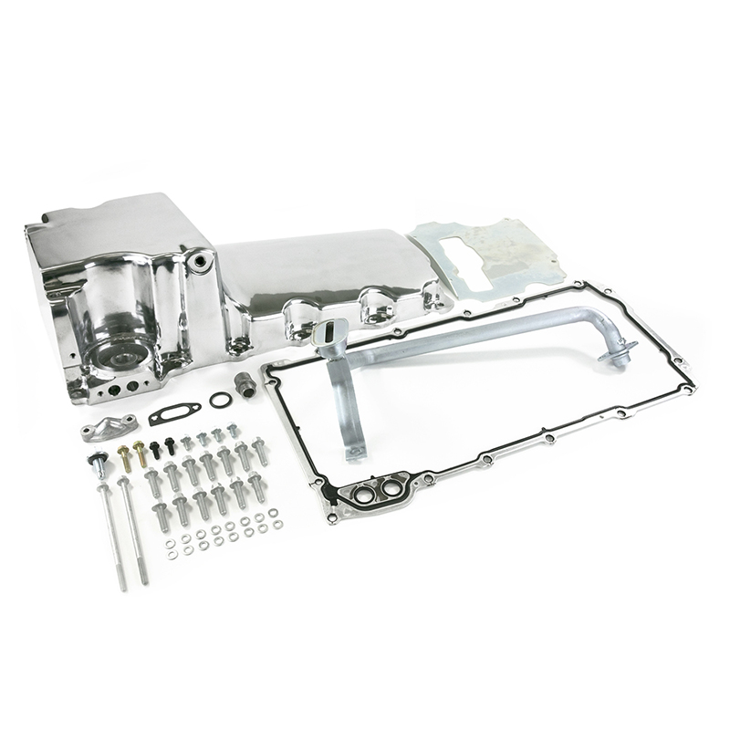 TSP, Aluminum LS-Series Oil Pan Kit for Engine Swap Applications, Polished