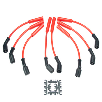 TSP, 8.5mm LS Spark Plug Wire Set, 180� Boots, 9-3/4