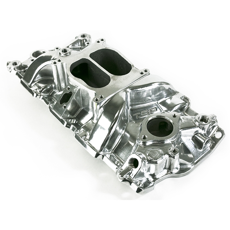 TSP High Performance Intake Manifold, Chev SB, Polished Finish