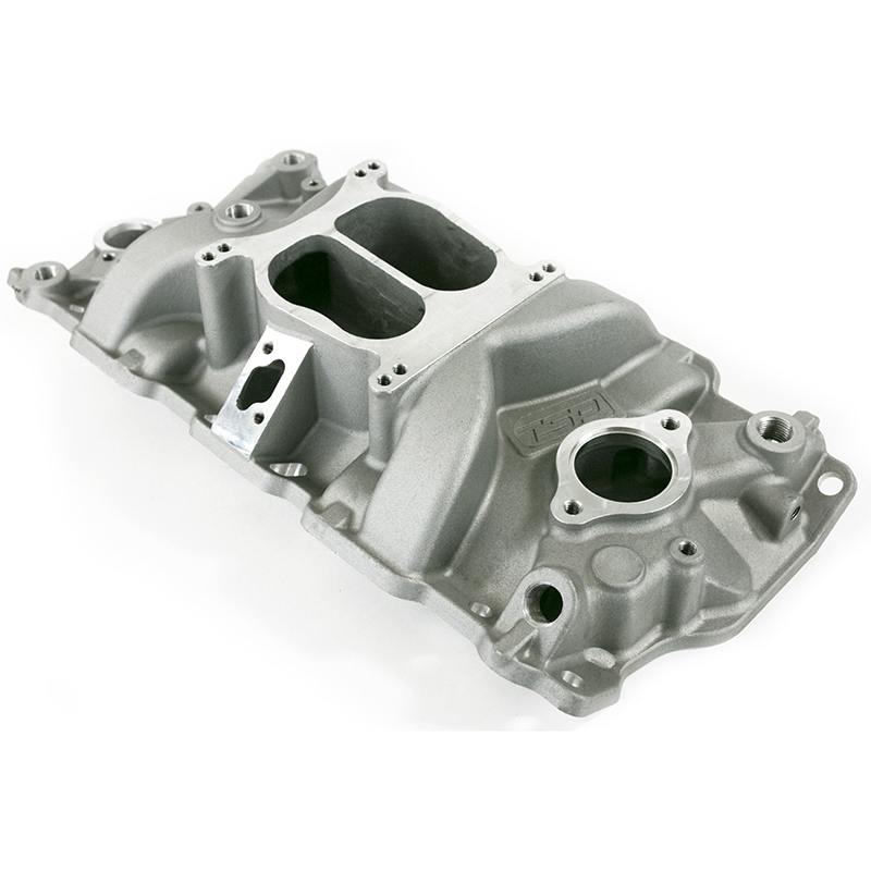 TSP High Performance Intake Manifold, Chev SB, Satin Finish
