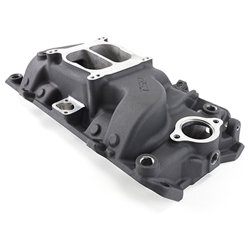 TSP, High Performance Intake Manifold, Chev BB Oval Port, Black Finish