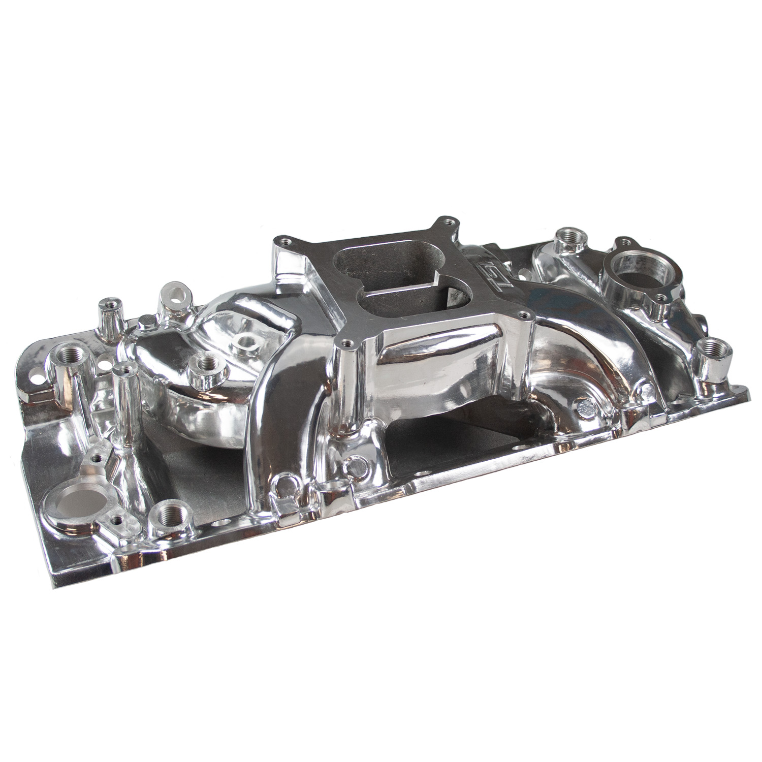 TSP, Air Gap Dual Plane Intake Manifold, Chev BB, Oval Port, Polished Finish