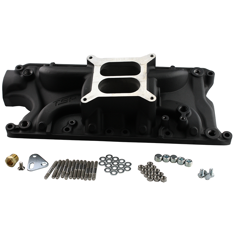 TSP, High Performance Intake Manifold, Ford SB, Black Finish