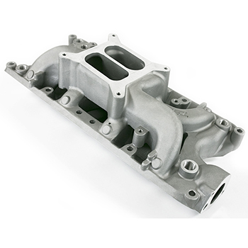 TSP, Air Gap Dual Plane Intake Manifold, Ford SB, Satin Finish