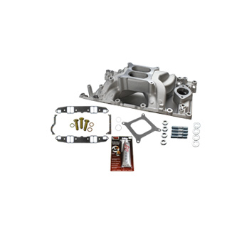 TSP, Air Gap Dual Plane Intake Kit, Dodge/Chrysler SB LA, Satin Finish