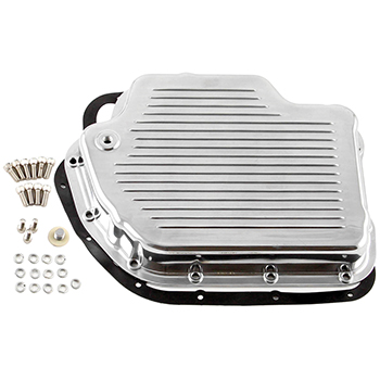TSP, Cast Aluminum Transmission Pan, GM TH400, Polished Finish
