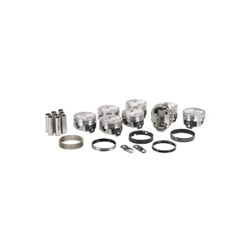 Icon FHR Pistons & Ring Set, SB Chev 383, Dome, 11.8:1