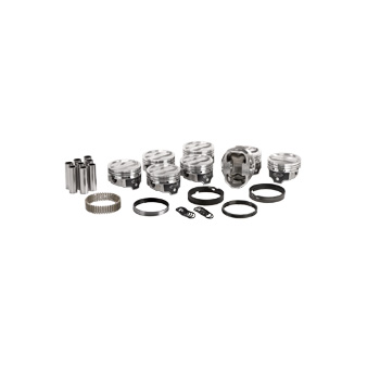 Icon FHR Pistons & Ring Set, SB Chev 383, Dish, 9.6:1