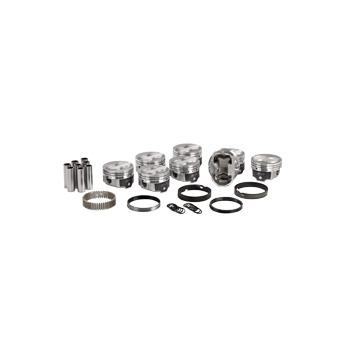 Icon FHR Pistons & Ring Set, SB Chev 350, Dome, 11.8:1