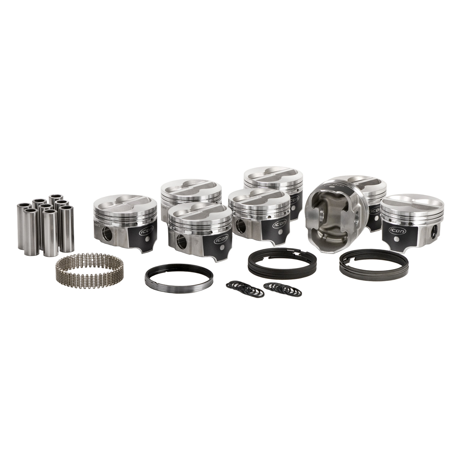 Icon FHR Series Pistons,  Ford 347, Flat Top 4VR, 4.030 Bore, 3.400 Stroke, 5.400 Rod