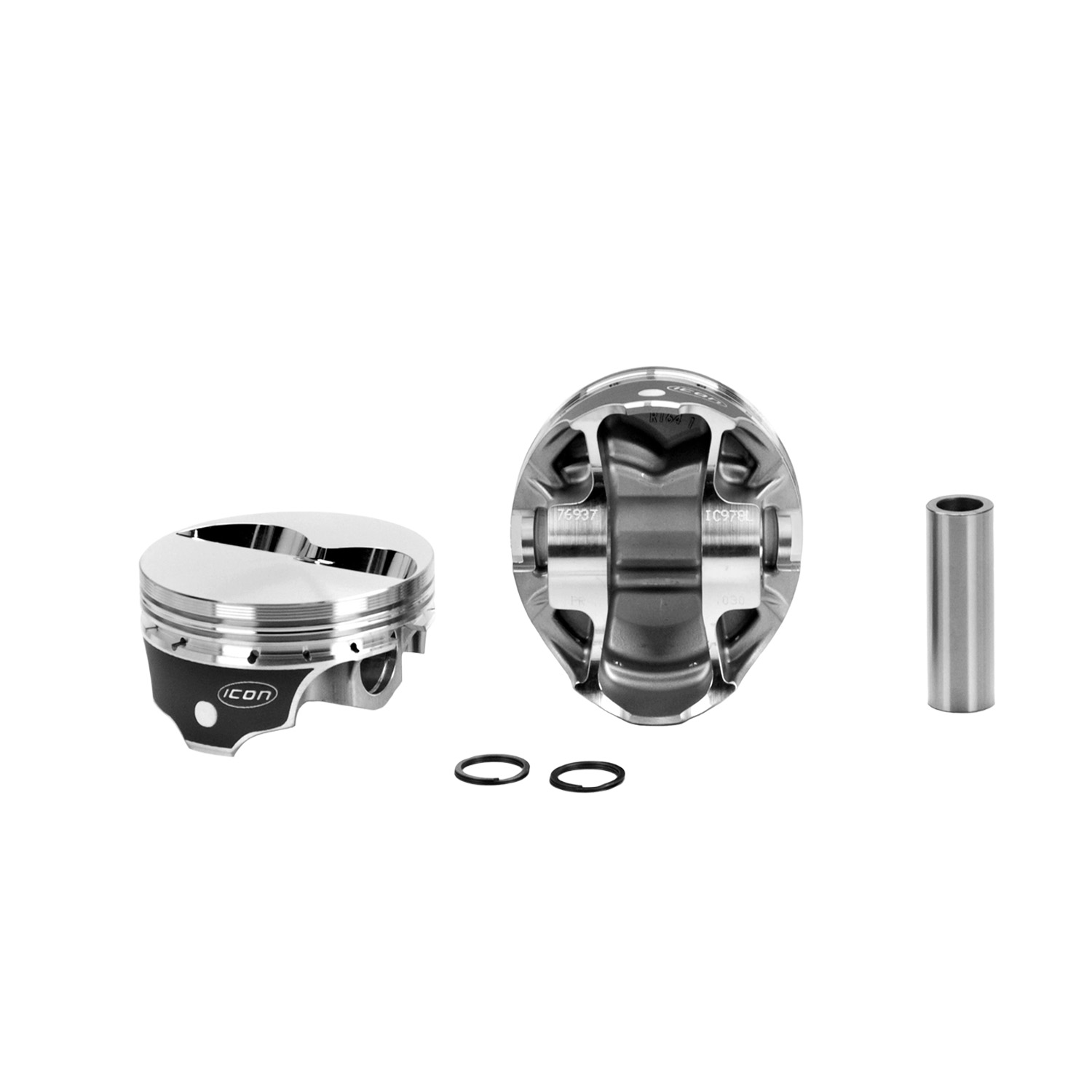 Icon, Pistons, Chev SB, Flat Top, 4.060 Bore,