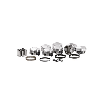 Icon FHR Pistons & Ring Set, Chev 454, Dome, 12.3:1 w/119cc