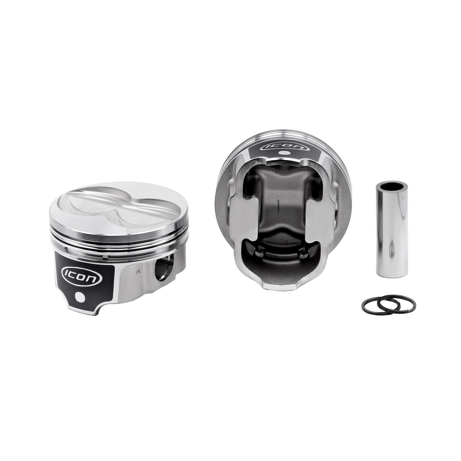 Icon, FHR Series Pistons, Pontiac 455 V8, Flat Top, 4.151