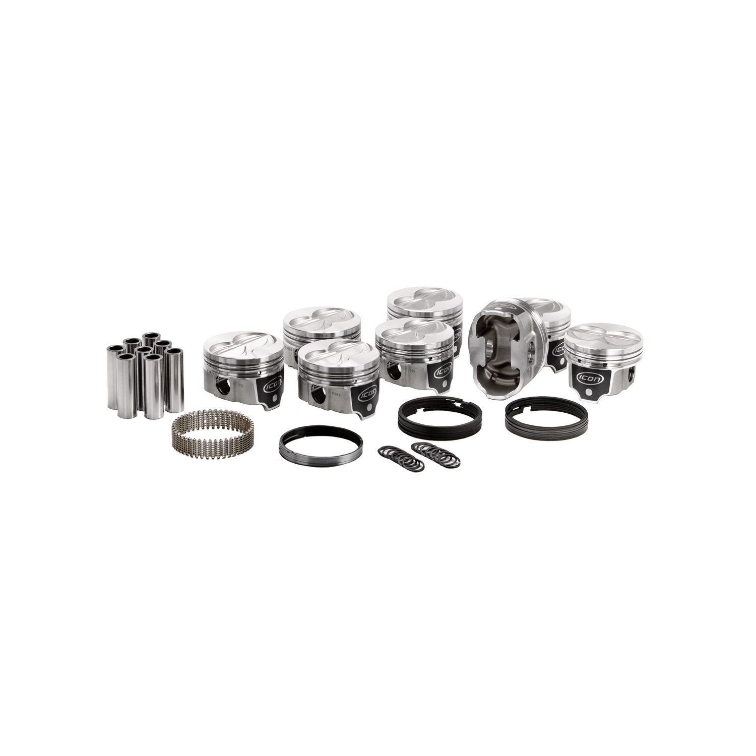 Icon FHR Series Pistons, Pont 455, Flat Top 4VR, 4.191 Bore