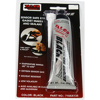 Valco, All-In-One Silicone, Black, 3 oz.
