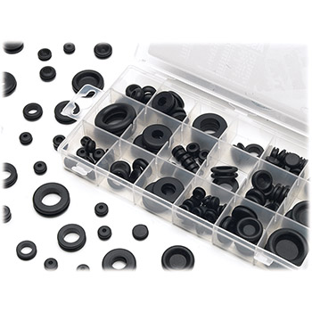 Performance Tool, 125 Piece Rubber Grommet Assortment