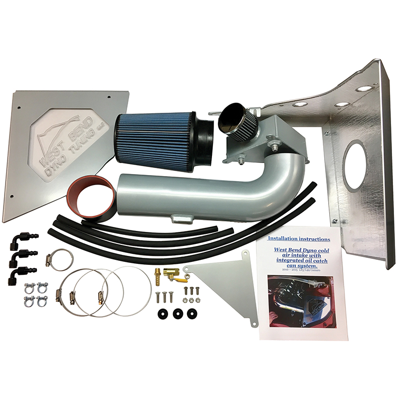 West Bend Dyno, Cold Air Intake Kit, 5th Gen Camaro 1015, Silver