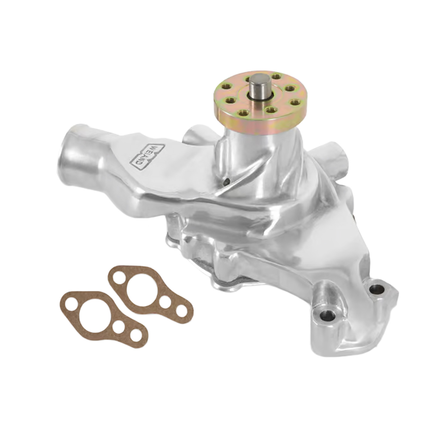 Weiand, Water Pump, Chev SB, Action Plus, Short, Polished, 5/8