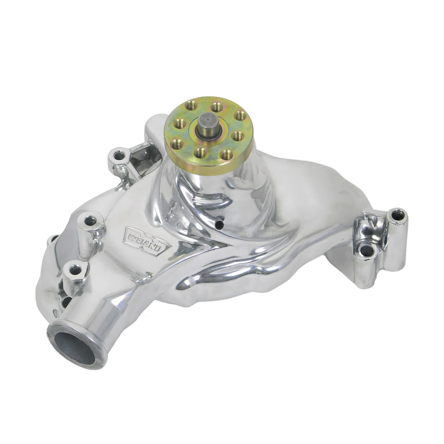 Weiand, Water Pump, Chev BB, Action, Long, Polished, 5/8