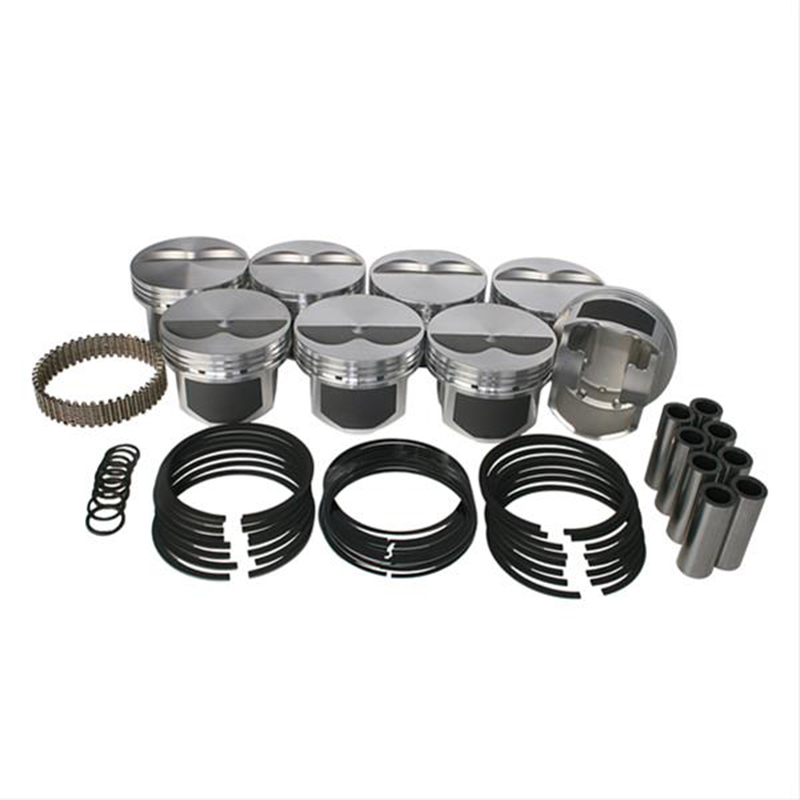 Wiseco, ProTru Forged Pistons & Rings Set, AMC 360 Inverted Dome Top, 4.210