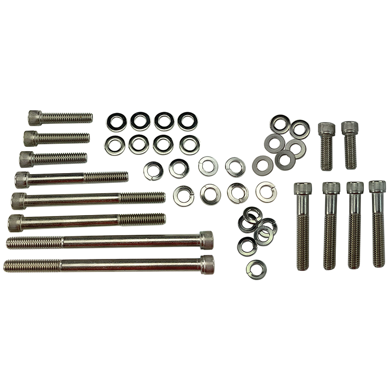 Power Products, Water Pump/Front Cover Allen Head Bolt Kit, Ford 260-302/351W, Stainless Steel