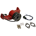 Meziere, Electric Water Pump, Chevrolet Big Block, Aluminum, Red, 35 GPM, 6-8 Amps, Sold as Each