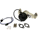 Meziere, Electric Water Pump, Chevrolet Big Block, Aluminum, Polished, 35 GPM, 6-8 Amps, Sold as Each