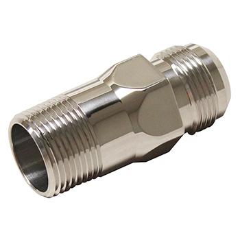 Meziere, Electric Water Pump Hose Inlet Fitting Adapter, -16 Male AN, 1