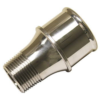 Meziere, Electric Water Pump Hose Inlet Fitting Adapter, 1-3/4