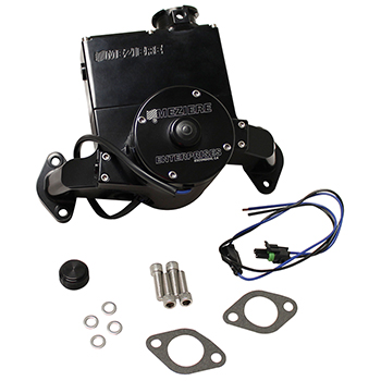 Meziere, Electric Dragster Water Pump, Chev SB, Black