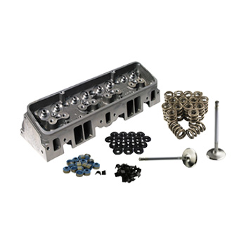 World Products, Motown Cast Iron Chev SB Head, 220cc/64cc, Angled Plug, Stage 3 Assembled, Pair