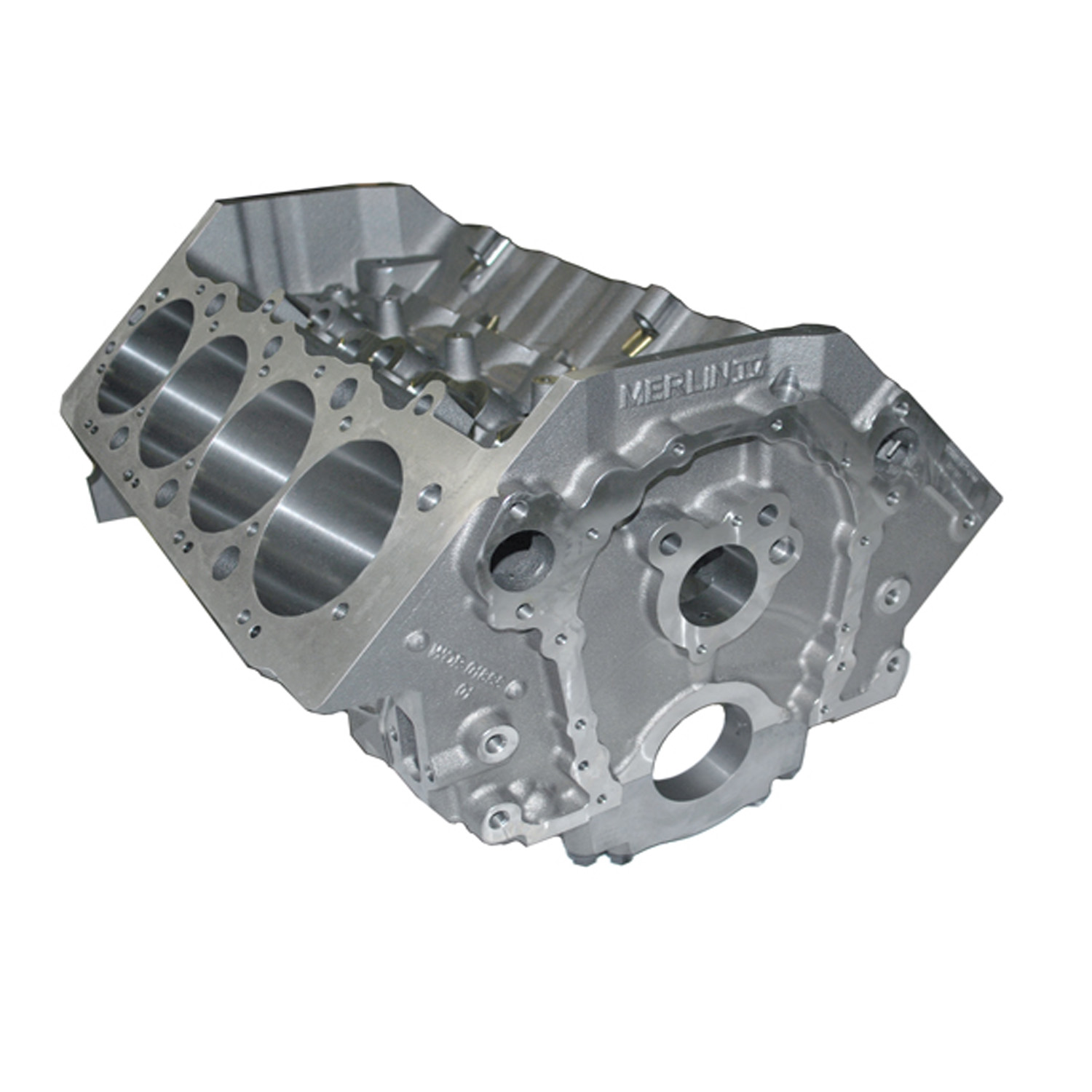 World Products, Merlin IV Chevrolet Big Block Cast Iron Race Blocks w/Billet Caps